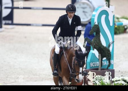 Verona, Italy. 12th Nov, 2023. LONGINES FEI Jumping World Cup™ Verona Credit: Mickael Chavet/Alamy Live News Stock Photo