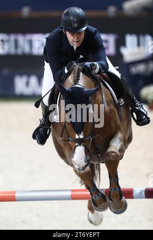 Verona, Italy. 12th Nov, 2023. LONGINES FEI Jumping World Cup™ Verona Credit: Mickael Chavet/Alamy Live News Stock Photo