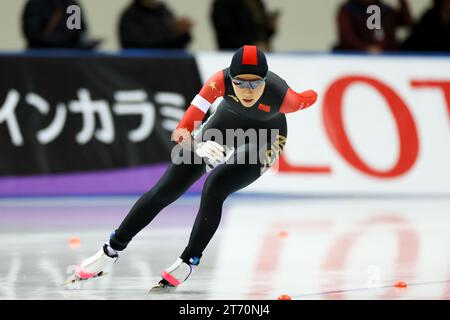 Jin Wenjing (CHN), NOVEMBER 12, 2023 - Speed Skating : ISU Speed 