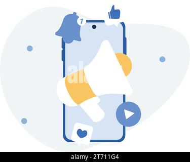 Social Media Marketing Vector Stock Vector