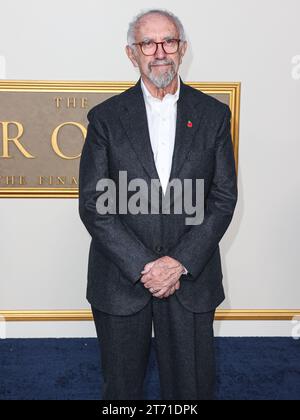 Westwood, United States. 12th Nov, 2023. WESTWOOD, LOS ANGELES, CALIFORNIA, USA - NOVEMBER 12: Welsh actor Jonathan Pryce arrives at the Los Angeles Premiere Of Netflix's 'The Crown' Season 6 Part 1 held at the Regency Village Theatre on November 12, 2023 in Westwood, Los Angeles, California, United States. (Photo by Xavier Collin/Image Press Agency) Credit: Image Press Agency/Alamy Live News Stock Photo