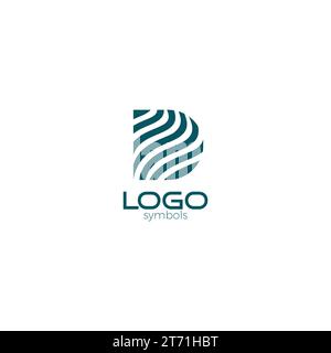 D Abstract Logo. Letter D Icon Stock Vector