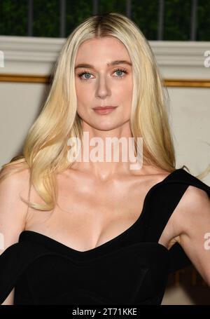 LOS ANGELES, CALIFORNIA - NOVEMBER 12: Elizabeth Debicki  attends the premiere of Netflix's 'The Crown' Season 6 Part 1 at Regency Village Theatre on Stock Photo