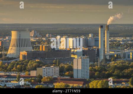 Vattenfall Kraftwerk Reuter, Grunewald, Charlottenburg-Wilmersdorf, Berlin, Deutschland Stock Photo