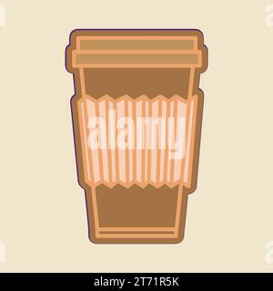 Coffee. Italian coffee pot with text All You Need is Coffee. Banner for cafe, restaurant, menu, coffee dreams theme. cup icon in the line style. Stock Vector