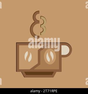 Coffee. Italian coffee pot with text All You Need is Coffee. Banner for cafe, restaurant, menu, coffee dreams theme. cup icon in the line style. Stock Vector