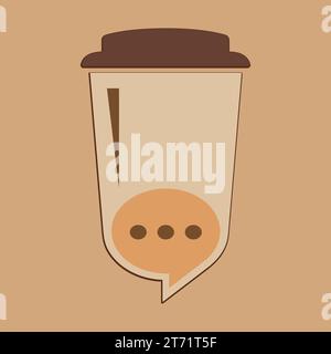 Coffee. Italian coffee pot with text All You Need is Coffee. Banner for cafe, restaurant, menu, coffee dreams theme. cup icon in the line style. Stock Vector
