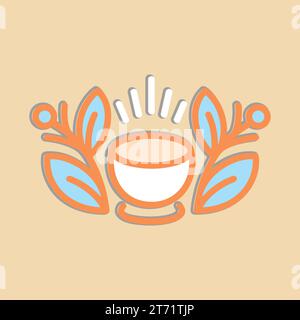 Coffee. Italian coffee pot with text All You Need is Coffee. Banner for cafe, restaurant, menu, coffee dreams theme. cup icon in the line style. Stock Vector