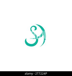 SH Logo Simple. Letter HS Icon Stock Vector