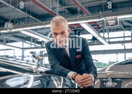 Rolls-Royce Motor Cars CEO , Torsten Müller- Ötvös © Horst A. Friedrichs Stock Photo