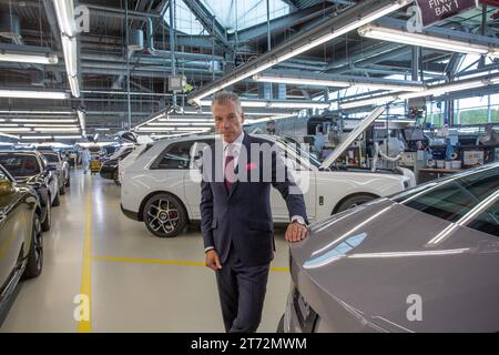 Rolls-Royce Motor Cars CEO Torsten Müller-Ötvös ,Goodwood , United Kingdom . Stock Photo