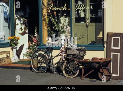 Vintage shop, French Affair, on the Isle of Wight Stock Photo