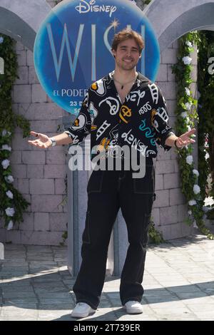 Mexico City, Mexico. 12th Nov, 2023. November 12, 2023, Mexico City, Mexico: Jorge Blanco attends the blue carpet for Wish by Walt Disney film premiere at Cinepolis Plaza Universidad. on November 12, 2023 in Mexico City, Mexico. (Photo by Jaime Nogales/ Eyepix Group) (Photo by Eyepix/Sipa USA) Credit: Sipa USA/Alamy Live News Stock Photo