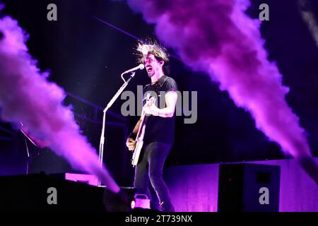 Mexico City, Mexico. 08th Nov, 2023. November 8, 2023 in Mexico City, Mexico. Joe Duplantier member of the french death metal band 'Gojira' performs during the Mega Monsters tour concert at the Olympic velodrome. On November 8, 2023. In Mexico City. (Photo by Carlos Santiago/ Eyepix Group) (Photo by Eyepix/Sipa USA) Credit: Sipa USA/Alamy Live News Stock Photo