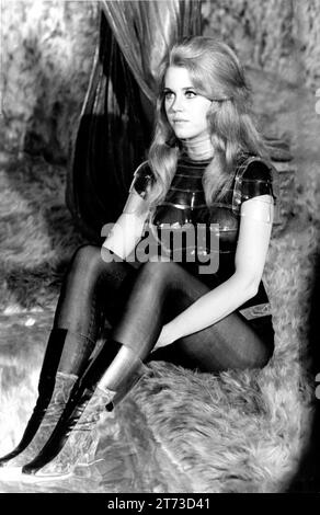 ROGER VADIM on the set of BARBARELLA 1968 Director ROGER VADIM Writer ...