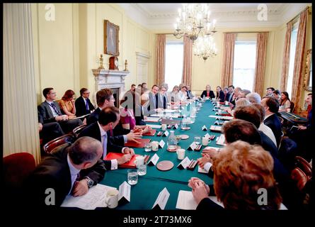London, UK. 12th July, 2016. Image © Licensed to Parsons Media. 13/11/2023. London, United Kingdom. David Cameron appointed Foreign Secretary. 12/07/2016. London, United Kingdom. The Prime Minister David Cameron holds his last cabinet meeting in No10 Downing Street the day before he steps down as PM. Photo Picture by Credit: andrew parsons/Alamy Live News Stock Photo