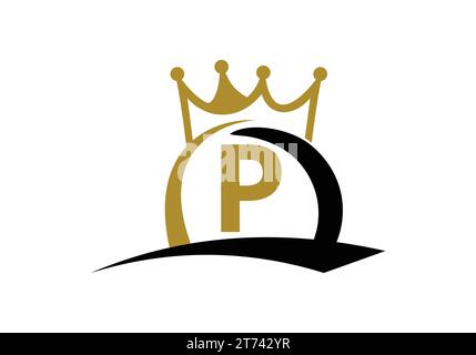 Letter P King Logo | King logo, Lettering, Letter p