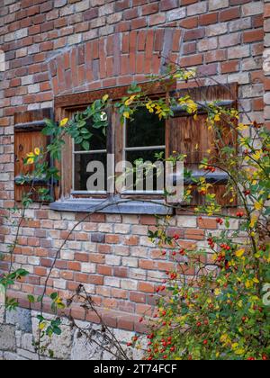Still life at an old house in an old farmes village Stock Photo