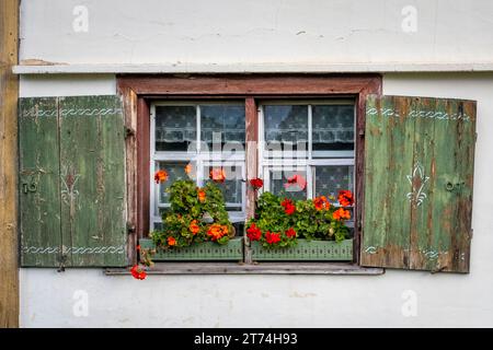 Still life at an old house in an old farmes village Stock Photo