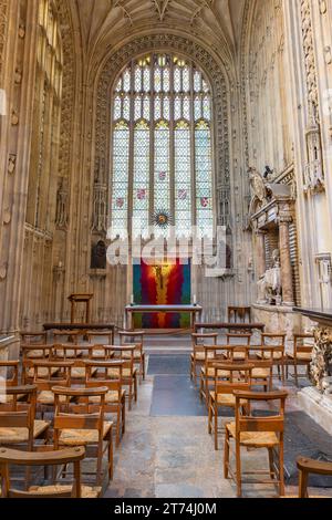 Canterbury, UK-May 20, 2023: Chapel of Our Lady of martyrdom and St Benedict inside of Canterbury Cathedral in Canterbury, Kent, United Kingdom Stock Photo