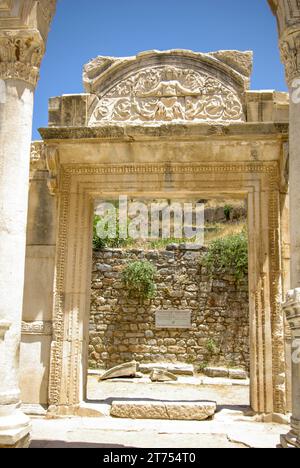 Temple of Hadrian in Ephesus, Turkey Stock Photo