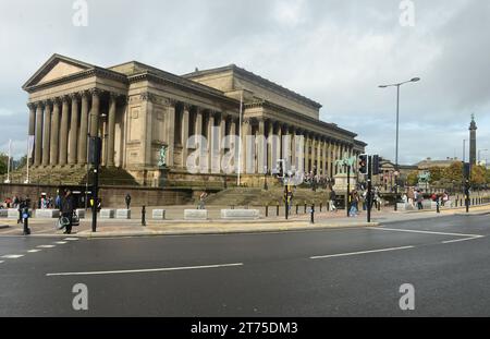 Liverpool, England, Great Britain. 1st Oct, 2023. 20231001: St George's Hall sits on St George's Place opposite the Lime Street rail station in Liverpool, England. (Credit Image: © Chuck Myers/ZUMA Press Wire) EDITORIAL USAGE ONLY! Not for Commercial USAGE! Stock Photo