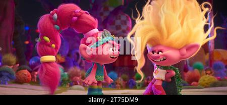 TROLLS BAND TOGETHER, (aka TROLLS 3), from left: Tiny Diamond (voice ...