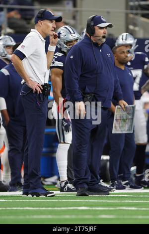 Dallas Cowboys Special Teams Coach Joe DeCamillis an NFL football game ...