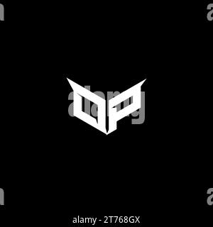 OP Premium emblem logo initial esport and gaming design concept Stock Vector