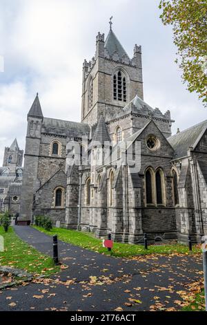 The Christ Church Cathedral in Dublin, Ireland Stock Photo