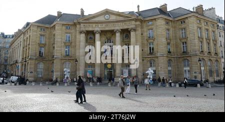 City hall of the 5th arrondisseement in the Latin Quarter in Paris, France. Stock Photo