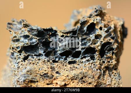 Basalt stone close-up Stock Photo
