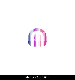 M Logo Simple Design. Letter M Icon Vector Stock Vector
