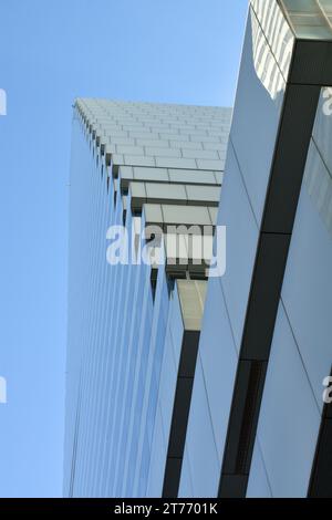 Roche Tower, 1 built for Pharmaceutical company Hoffman-La Roche, in Basel Switzerland, 41 storeys, architects Herzog & de Meuron Stock Photo