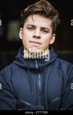 Portrait of Young Man Stock Photo