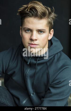 Portrait of Young Man Stock Photo
