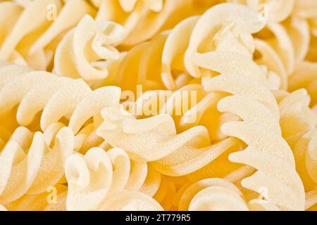 detail of italian pasta named macaroni Stock Photo