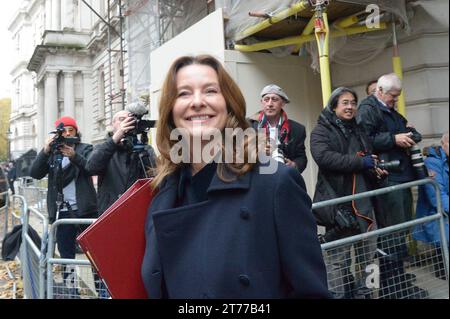 London, UK. 14th Nov, 2023. Lucy Frazer Secretary of State for Culture, Media and Sport arrives in Downing Street for a Cabinet Meeting Credit: MARTIN DALTON/Alamy Live News Stock Photo