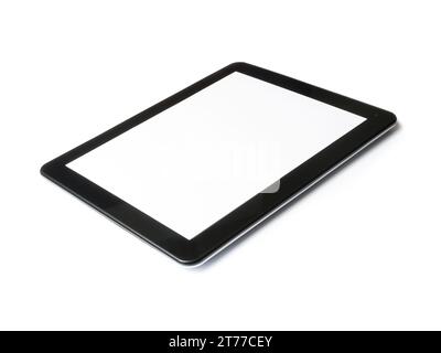 digital tablet computer isolated on white background with space for text Stock Photo