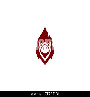 Bird Head Logo. Bird Vector Illustration Stock Vector