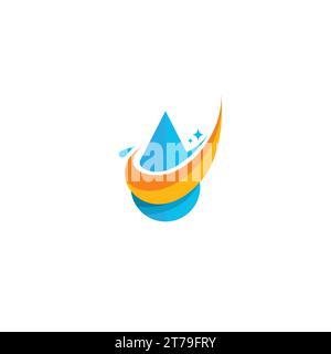 Water Abstract Modern Logo Stock Vector