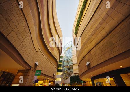 Osaka, Japan – April 13, 2023: passage in Namba Parks. Namba Parks is an office and shopping complex in Namba district in Osaka Stock Photo