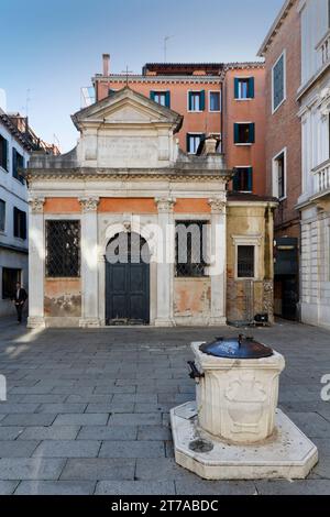 Saint Gall's church - The Irish Monasticism legacy in Italy (probably the smallest church in Venice) - Venice, Italy Stock Photo