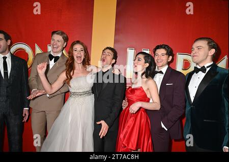 Sierra Boggess, Danny Kornfeld, Julie Benko and blake Roman attend the