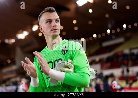 Monaco, Monaco. 5th Nov, 2023. Philipp Kohn of AS Monaco applauds the fans following the final whistle of the Ligue 1 match at Stade Louis II, Monaco. Picture credit should read: Jonathan Moscrop/Sportimage Credit: Sportimage Ltd/Alamy Live News Stock Photo