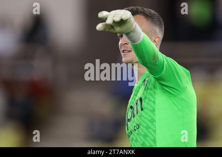 Monaco, Monaco. 5th Nov, 2023. Philipp Kohn of AS Monaco reacts during the Ligue 1 match at Stade Louis II, Monaco. Picture credit should read: Jonathan Moscrop/Sportimage Credit: Sportimage Ltd/Alamy Live News Stock Photo