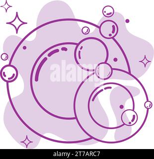 Isolated pair of clean dishes icon Vector Stock Vector