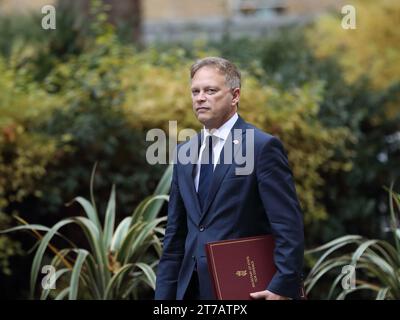 London, United Kingdom. 14th Nov, 2023. Grant Shapps, Secretary of State for Defence arrives for the Cabinet Meeting. Credit: Uwe Deffner/Alamy Live News Stock Photo