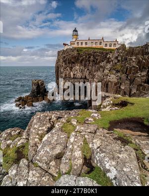 Neist Point Lighthouse, Isle of Skye, Scotland Stock Photo