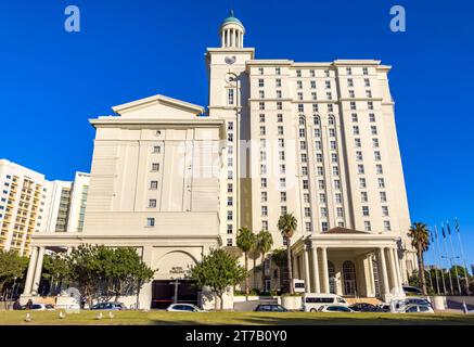 Cape Town, South Africa - October 30, 2023:  Street view of buildings in city CBD Stock Photo